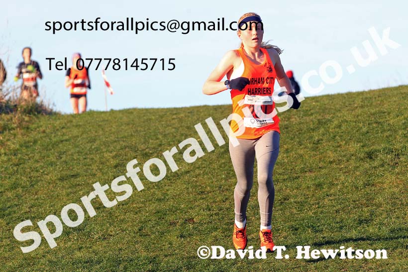 Girls under-15s, 2022 North Eastern Cross Country Champs., Temple Park, South Shields.  Photo: David T. Hewitson/Sports for All Pics